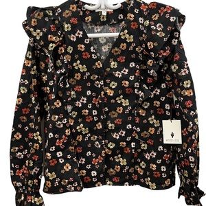 ‼️sold‼️WATERLOOM + CACTUS 100%soda LONG SLEEVE BLOUSE